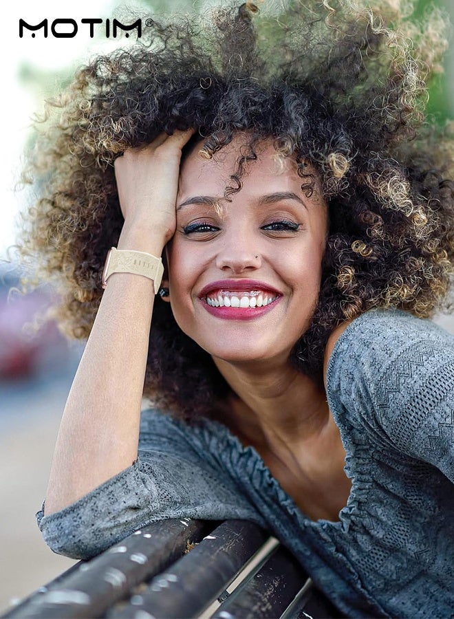 موتيم حزام بديل لساعة Apple Watch متوافق مع سوار Apple Watch مقاس 41 مم و 40 مم و 38 مم، بتصميم منقوش بأزهار، حزام رياضي ناعم من السيليكون لسوار iWatch Series SE 10 9 8 7 6 5 4 3 Ultra - Image 5