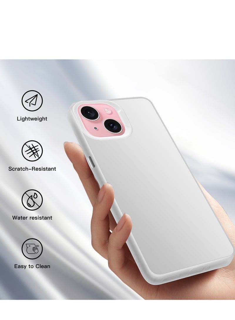 LiuShan iPhone 15 Case, Slim TPU Bumper Phone Cover,360°Full Body Shockproof Protective Phone Case for iPhone 15 - Image 2