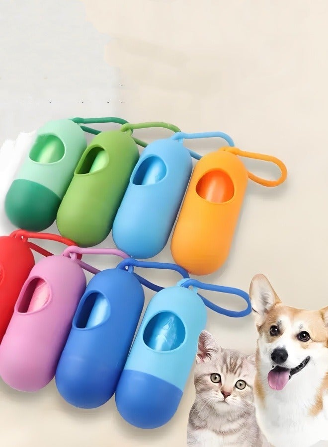 3Rolls-45pcs Dog Poop Bags Pet Dog Supplies for Dogs include 1pcs Green Adjustable Dispenser，Extra Thick and Strong, 100% Leak Proof, Biodegradable Waste Bag（color random）