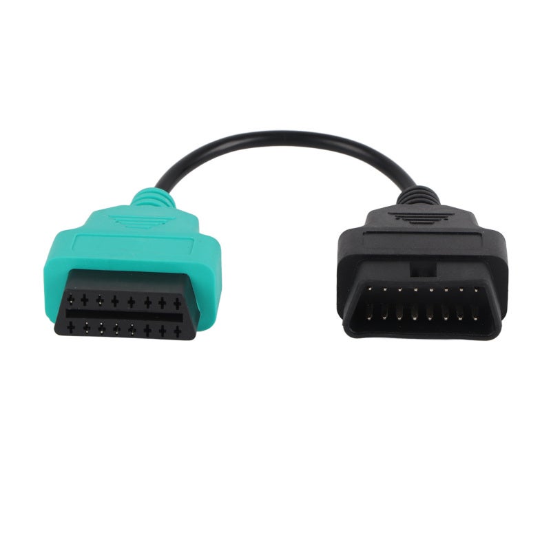 Power Steering Scanner Cable: Green ABS Material, Plug And Play, Perfect Multiecuscan Replacement - Access To ABS & Power Steering Systems OBD2 Diagnostic Cable For Fiat Automotive Repair - Image 1