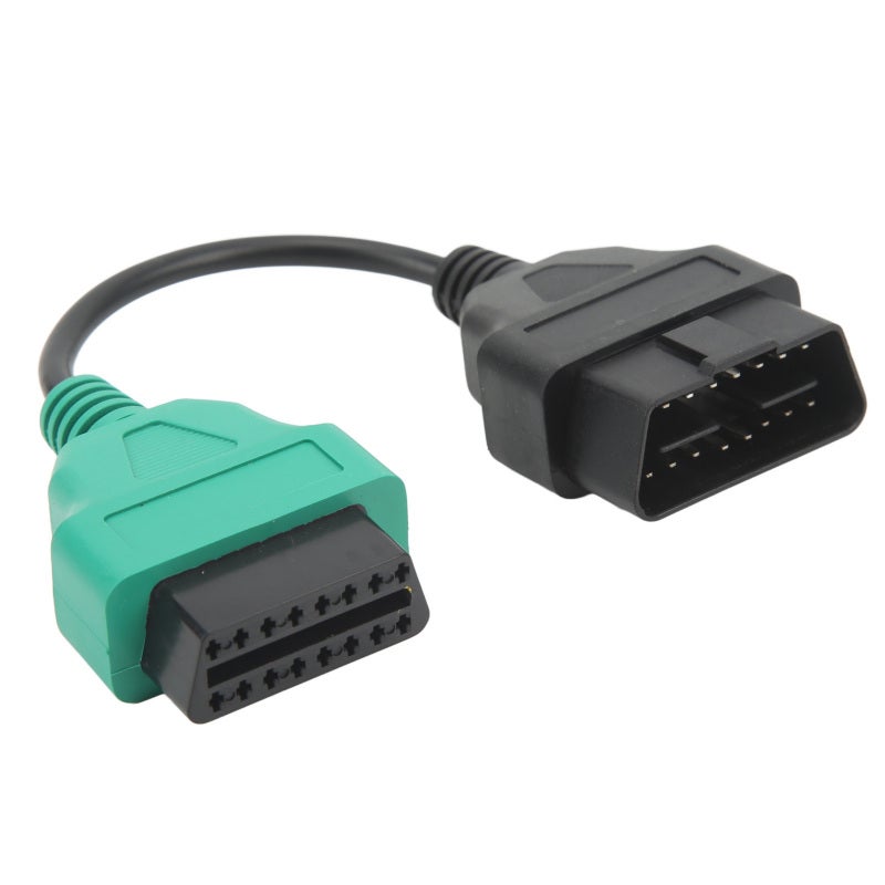 Power Steering Scanner Cable: Green ABS Material, Plug And Play, Perfect Multiecuscan Replacement - Access To ABS & Power Steering Systems OBD2 Diagnostic Cable For Fiat Automotive Repair - Image 2