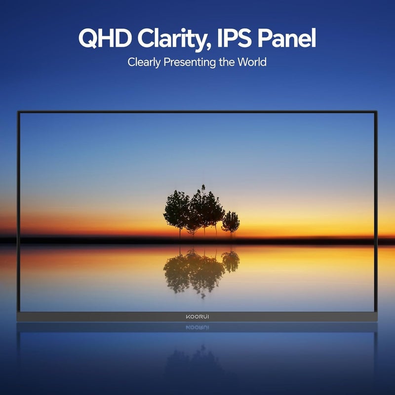 KOORUI 27 Inch QHD(2560x1440) IPS Monitor, 120Hz 1ms PC Monitor, MPRT HDR10, 99% sRGB 95% DCI-P3, Adaptive Sync Compatible, Eye-Care, Tilt Adjustable, VESA Mount - Image 5