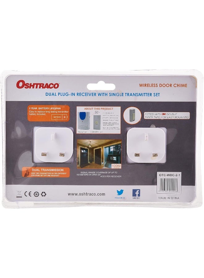 Oshtraco OTC-WDC-2-1 Wireless Door Chime - Image 2