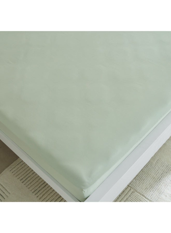 Home Box Derby Solid Microfiber Queen Fitted Sheet 150 X 200 X 25 Cm - Image 4