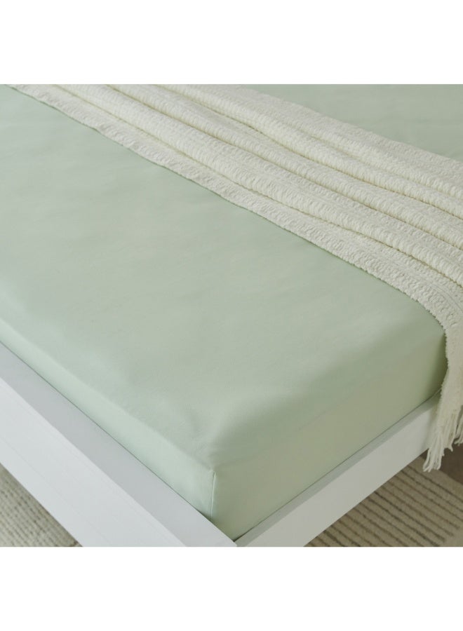 Home Box Derby Solid Microfiber Queen Fitted Sheet 150 X 200 X 25 Cm - Image 3