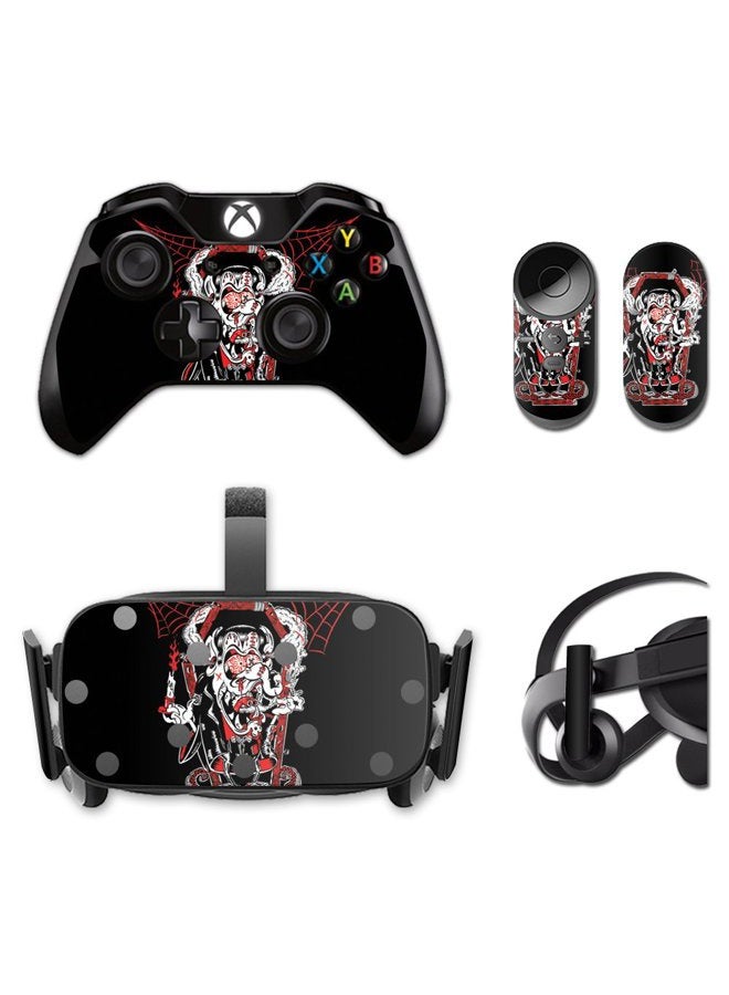 MIGHTY SKINS MightySkins Skin Compatible with Oculus Rift CV1 wrap Cover Sticker Skins Crackula - Image 1