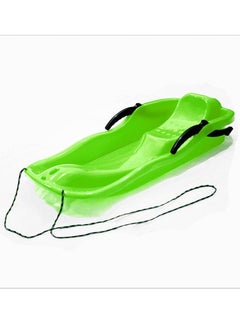 DubaiGallery Portable Snow Sled Sand Grass Skiing with Pull Rope, Slippery Racer Downhill Toboggan Rolling Snow Slider, for Kids Boat Sledge Sprinter  - Image 1