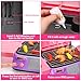 AugToy Kids BBQ Grill Playset with Coooking Apron Hat Toddler Girl Pink Kitchen Toy Ages 35 48 Pretend Smoke Sound Light Outdoor Barbecue Accessories Toy for 3 4 5 Year Old Girl Birthday Gift - Image 4