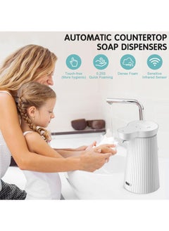 Sharpdo Automatic Smart Sensor Foaming Soap Dispenser Touchless Three-level Adjustment Auto Liquid Soap Dispenser For Bathroom Kitchen Washroom USB Rechargeable  - Image 3