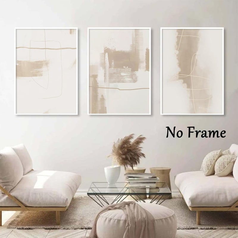 Wallvelart مجموعة فنون الحائط القماشية البوهيمية البسيطة - Image 5