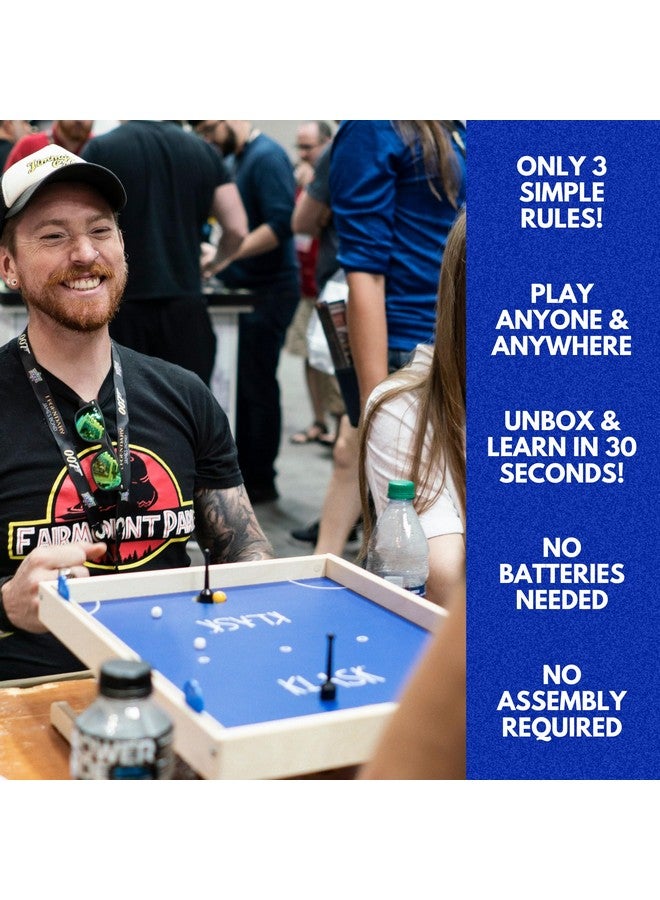 Klask : The Magnetic Award-Winning Party Game Of Skill - For Kids And Adults Of All Ages That’S Half Foosball, Half Air Hockey - Image 4
