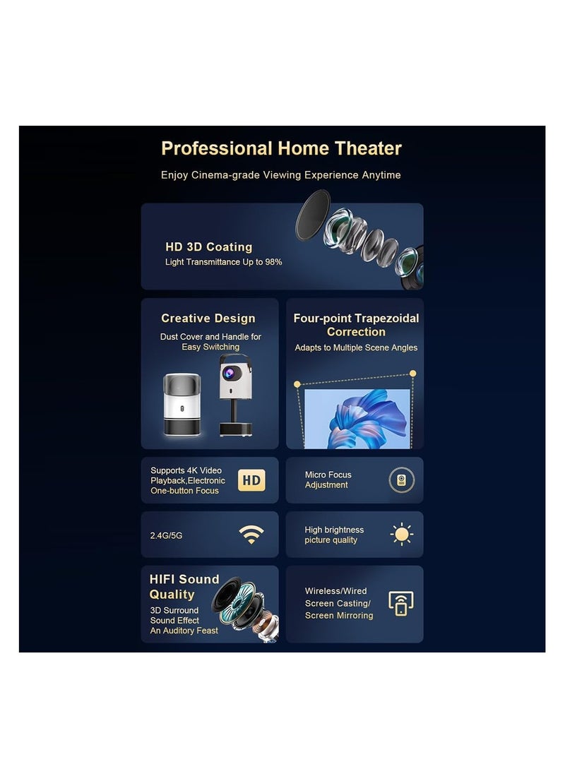 Generic - 4k ultra hd  wireless lcd projector - Image 1