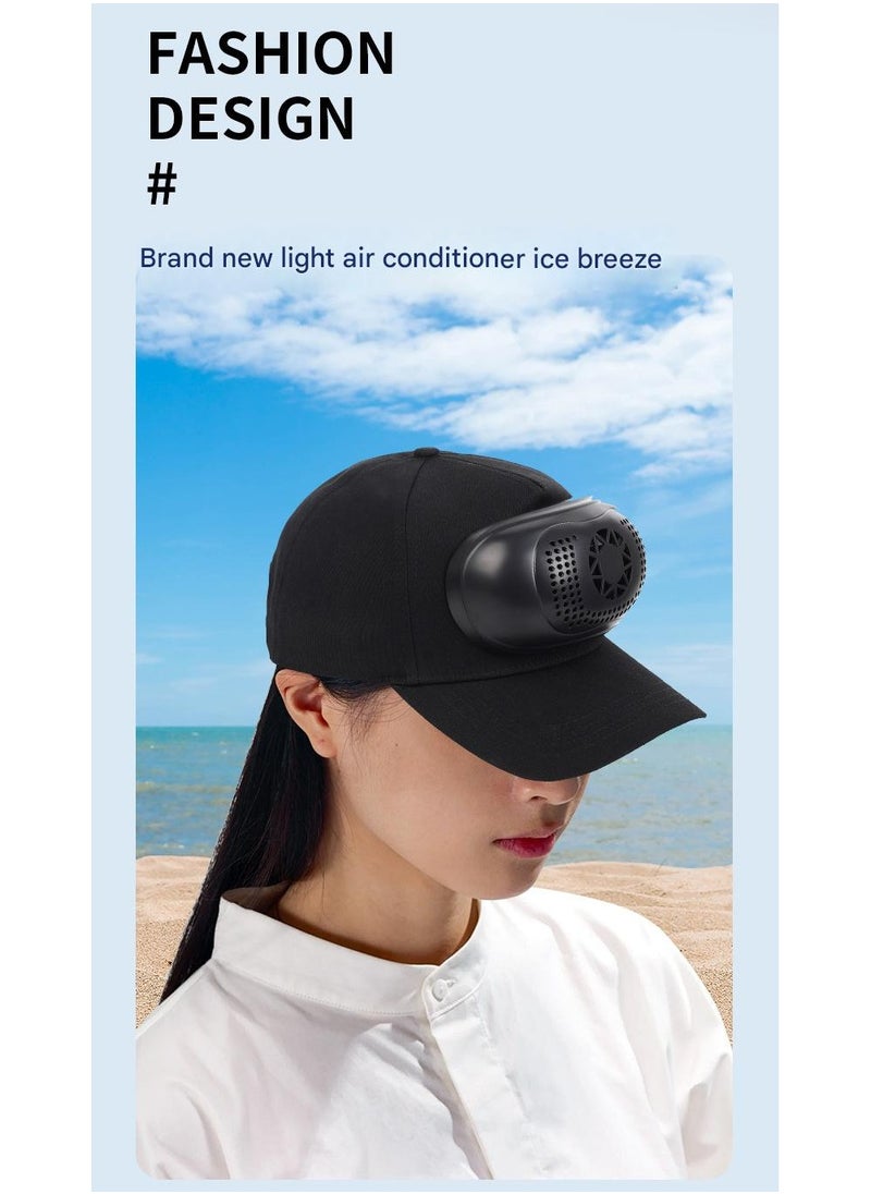 Summer cooling air conditioning cap, ice sensitive cooling cap, cold air fan cap, outdoor air conditioning fan cooling device, sunshade cap - pzsku/Z1E11E0A28669B47C6370Z/45/_/1740898896/57a32c4f-e6fd-4cfc-bd3c-7f9f0c037d5d