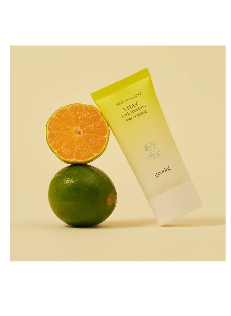 Goodal Green Tangerine Vita C Dark Spot Tone Up - Anti-Dark Spots Moisturizer with SPF 50 50ml - Image 4