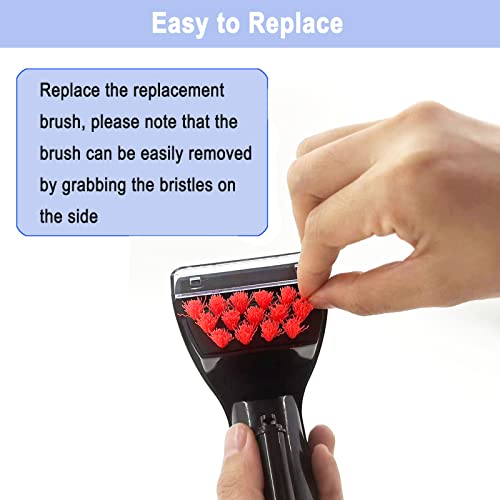 Tivcroxs 1400B Little Green 3" Tough Stain Brush Tool Replacement for Bissell Little-Green Upright & Portable Carpet Cleaners for 1400B 4075 3860 1425 1400W 1400 3353 1986 1844 2290A Series, Black,1 Brush - Image 3