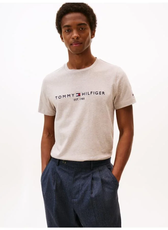 TOMMY HILFIGER Logo Slim Jersey T-Shirt