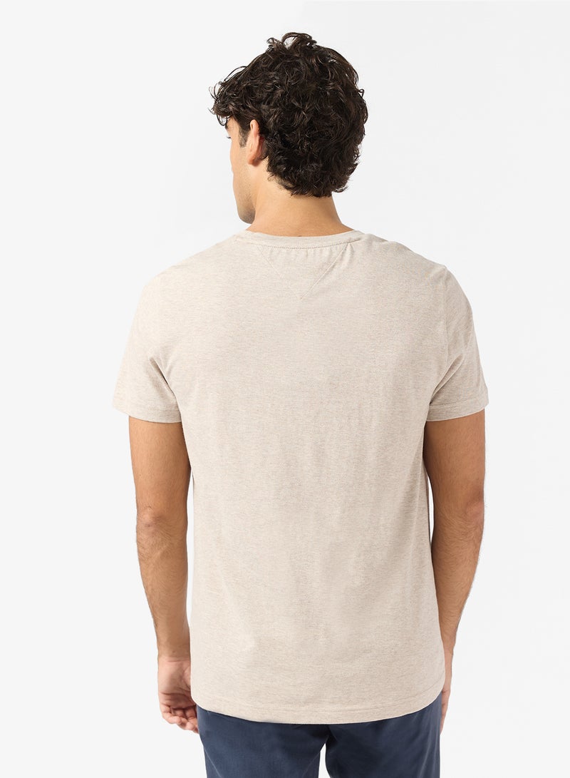 TOMMY HILFIGER Logo Slim Jersey T-Shirt - Image 2