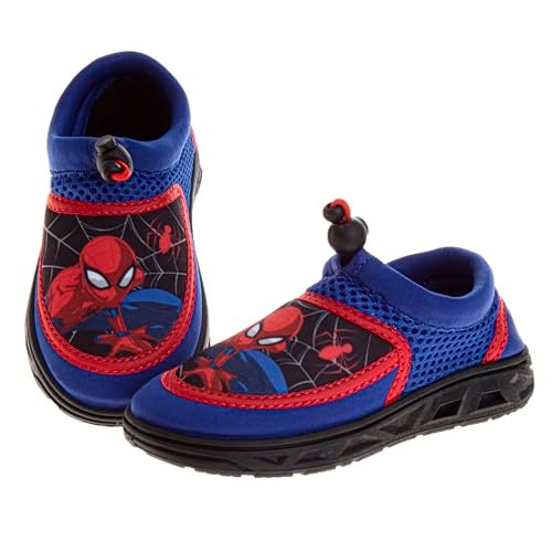 Josmo Boys Spiderman Aquasock (Toddler/Little Kid) Blue/Red 7-8 Medium Toddler - Image 4