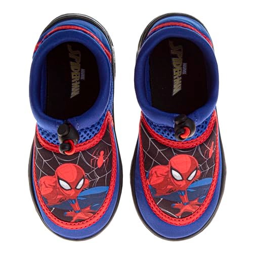 Josmo Boys Spiderman Aquasock (Toddler/Little Kid) Blue/Red 7-8 Medium Toddler - Image 1