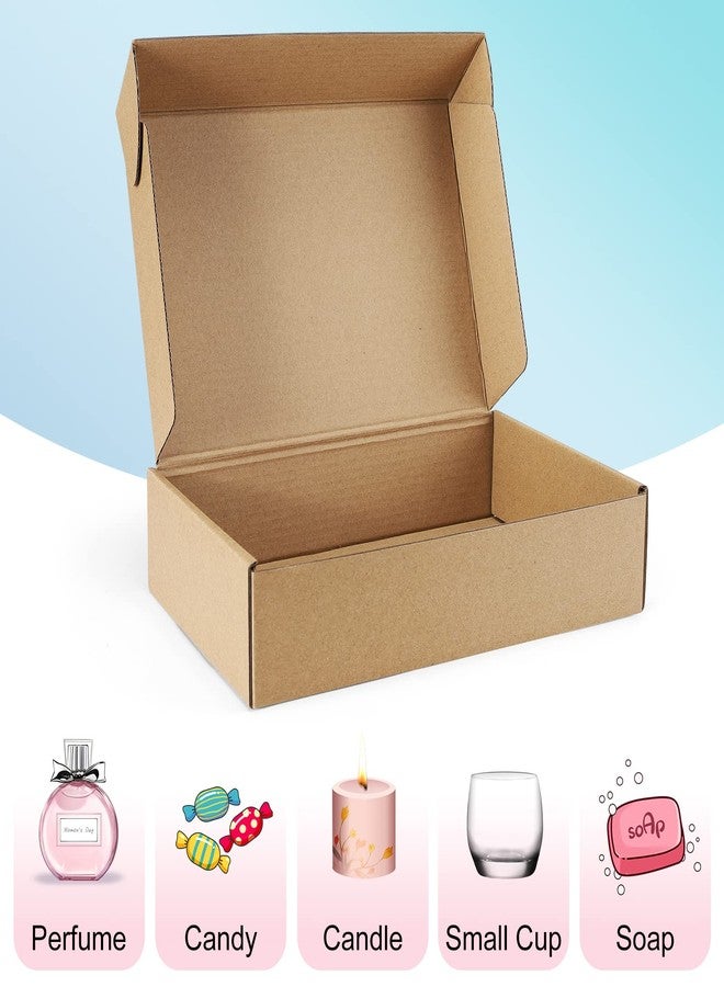 Poever Shipping Boxes 9x6x2 inches Brown Small Mailing Boxes 25 Pack Cardboard Corrugated Box Mailers - Image 4