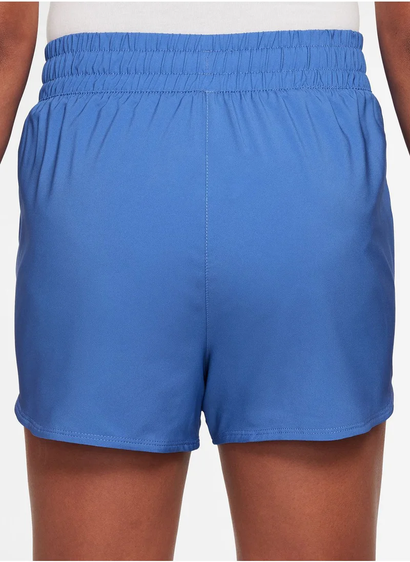 نايكي Youth Dri-Fit One Woven High Rise Graphics Shorts