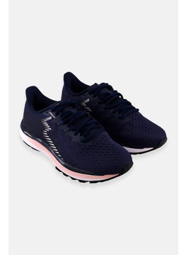 361 Degrees Women Kairos Lace Up Running Shoes, Navy Blue  - Image 1