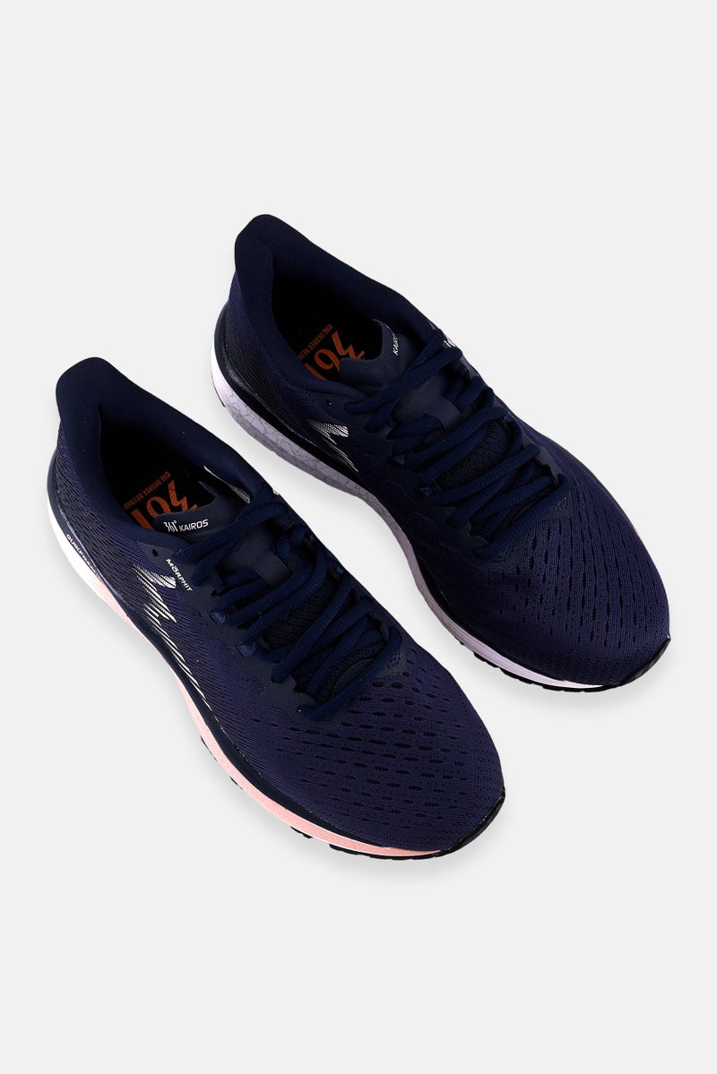 361 Degrees Women Kairos Lace Up Running Shoes, Navy Blue  - Image 4