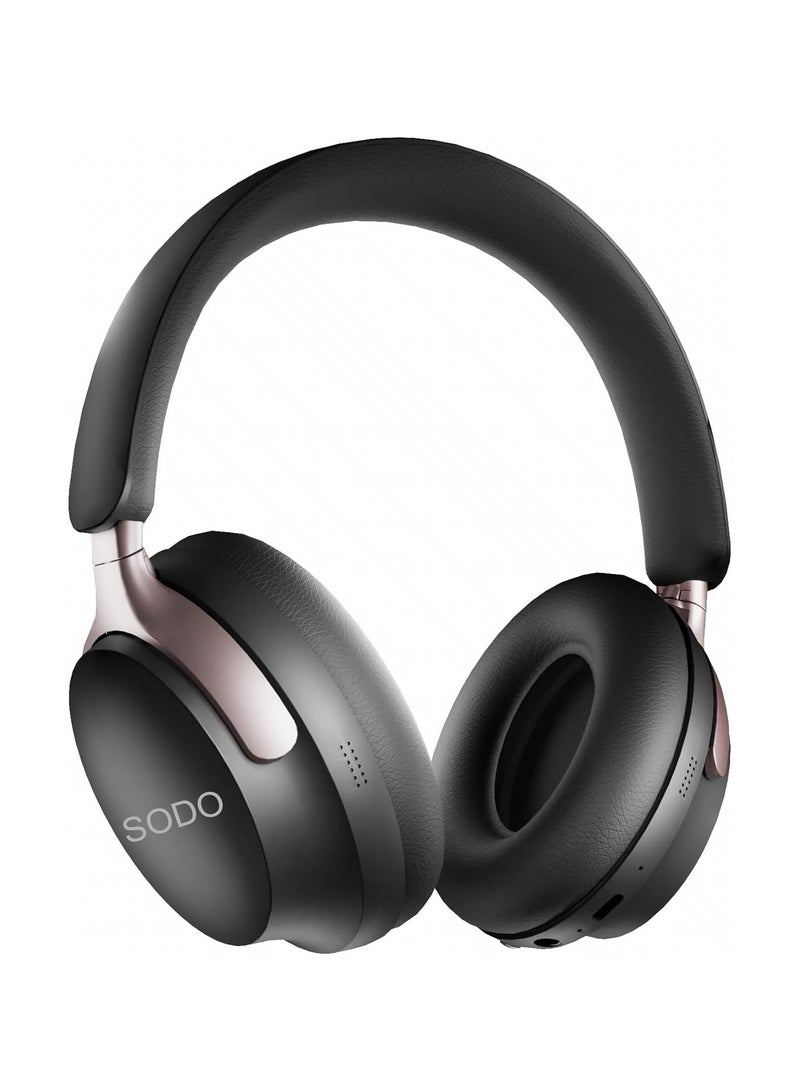 سماعة الرأس SD-1103 اللاسلكية ستيريو فوق الأذن مع ميكروفون اسود