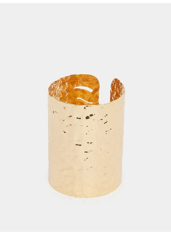 ستايلي Styli Textured Wide Cuff Bracelet
