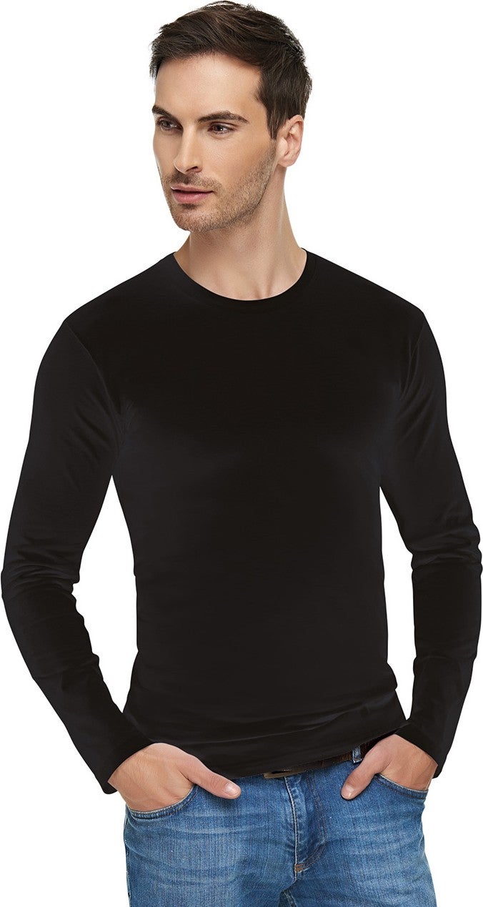 Tutku Elit 3 Pieces Black Color Long Sleeve Undershirt