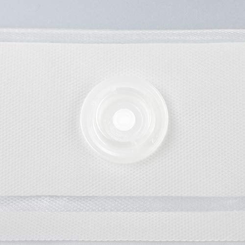 River Dream Waterproof PEVA Snap-in Shower Curtain Liner Replacement: No Hook Shower Curtain Liner Removable to Attach and Snap On/Off, Frost, 70x54 - Image 5