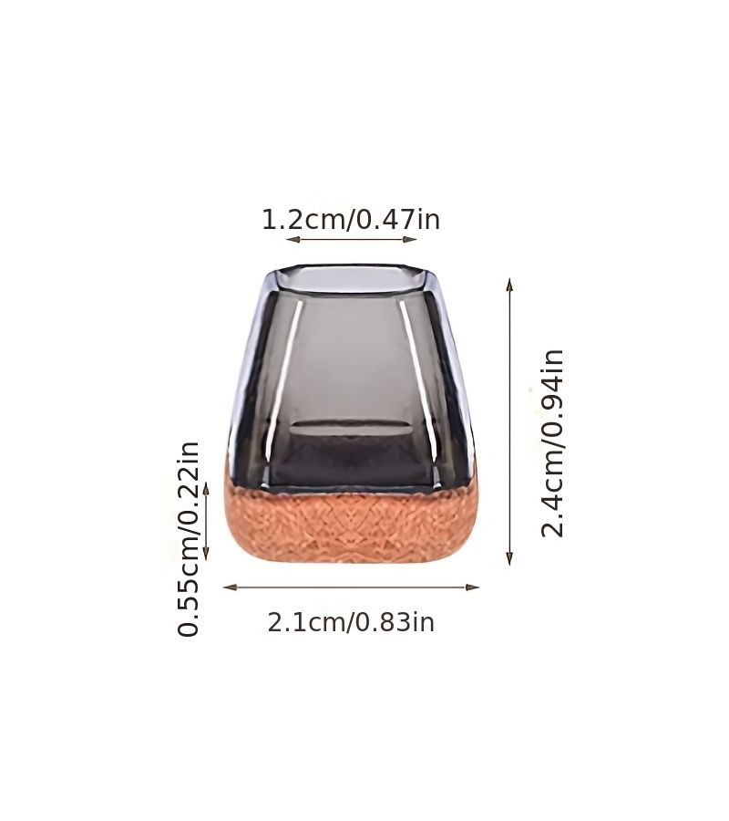 8pcs Felt Chair Leg Floor Protectors for Hardwood Floors Rubber Caps - Image 3