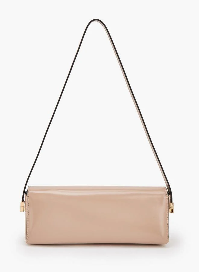 Celeste PINK Solid Crossbody Bag With Flap Closure for Women | Best Price UAE