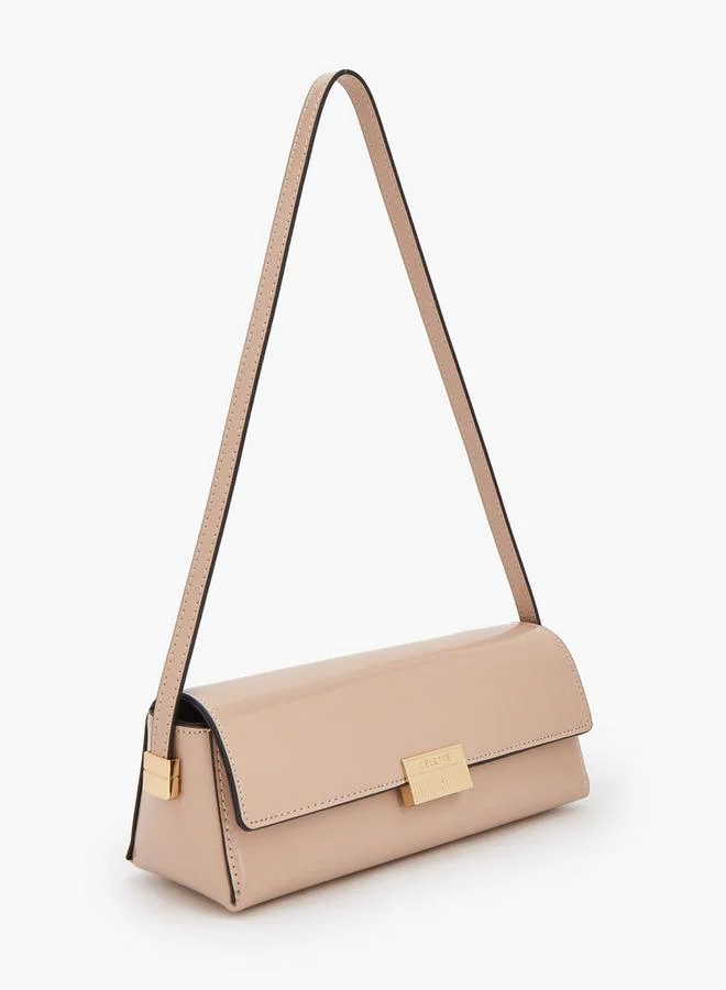 Celeste PINK Solid Crossbody Bag With Flap Closure for Women | Best Price UAE