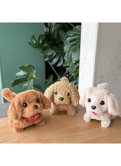 Generic Children's Toy Dog Plush Electric Dog Can Walk Stall Puppy Stall Digital Pet Artificial Robot Dog Wholesale-Color:Bow Shiba Inu  - Image 2