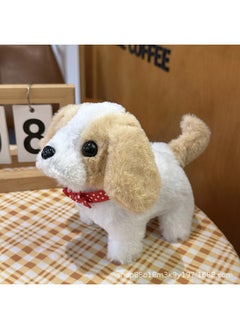 Generic Children's Toy Dog Plush Electric Dog Can Walk Stall Puppy Stall Digital Pet Artificial Robot Dog Wholesale-Color:Bow Shiba Inu  - Image 1