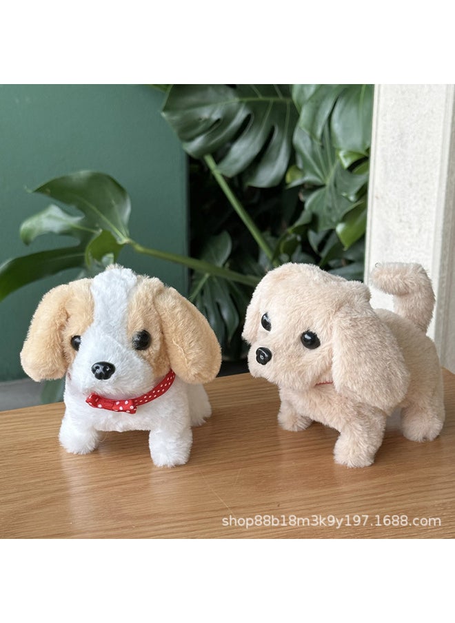 Children's Toy Dog Plush Electric Dog Can Walk Stall Puppy Stall Digital Pet Artificial Robot Dog Wholesale-Color:Bow Shiba Inu  - Image 4