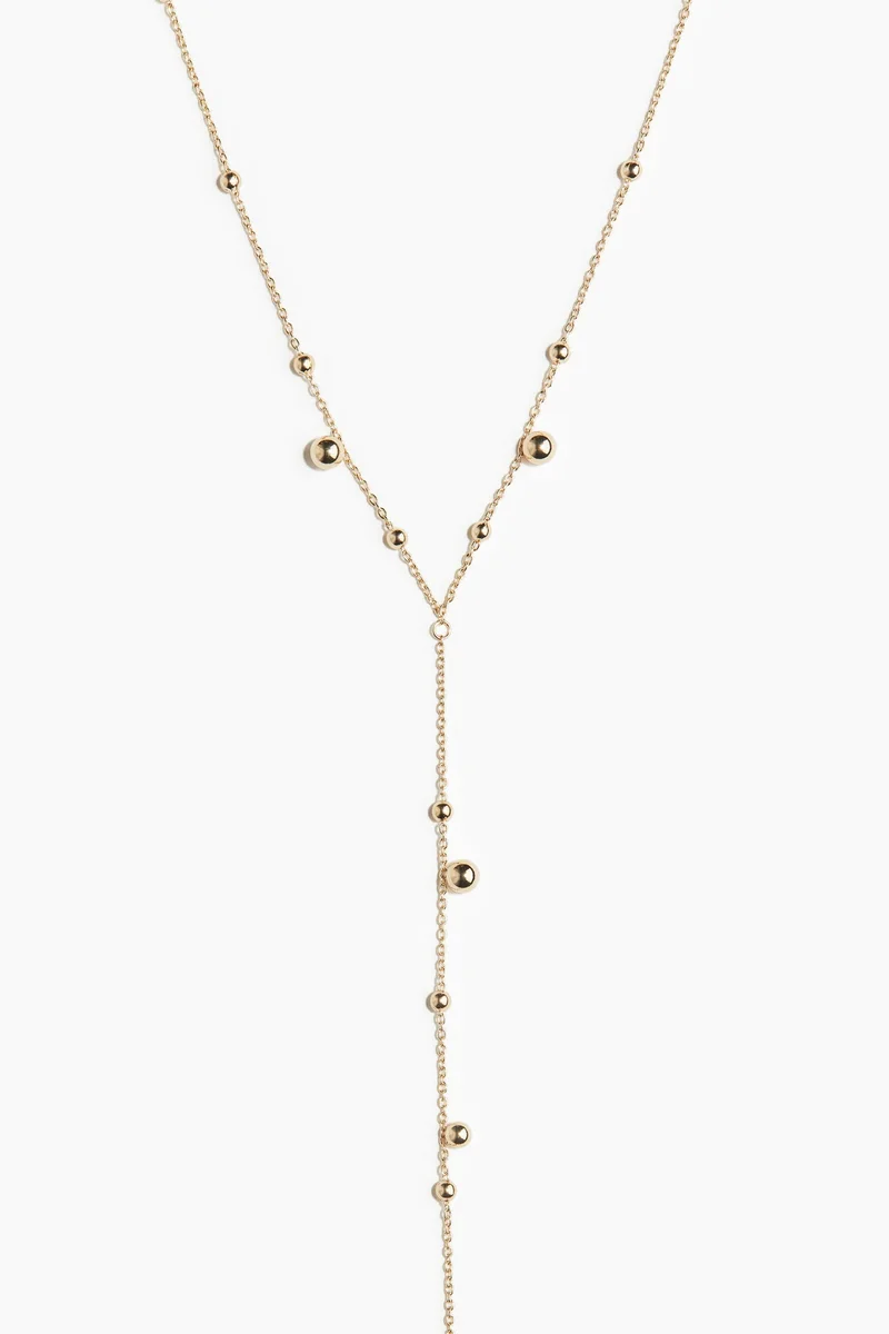 H&M Y-shaped necklace