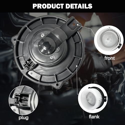 Aspligo 700054 Front AC Heater Blower Motor Fan Fit for Toyota Camry 2002 2003 2004 2005 2006, Sienna 2004 2005 ， Solara 2004 2005 2006 2007 2008 - Image 3