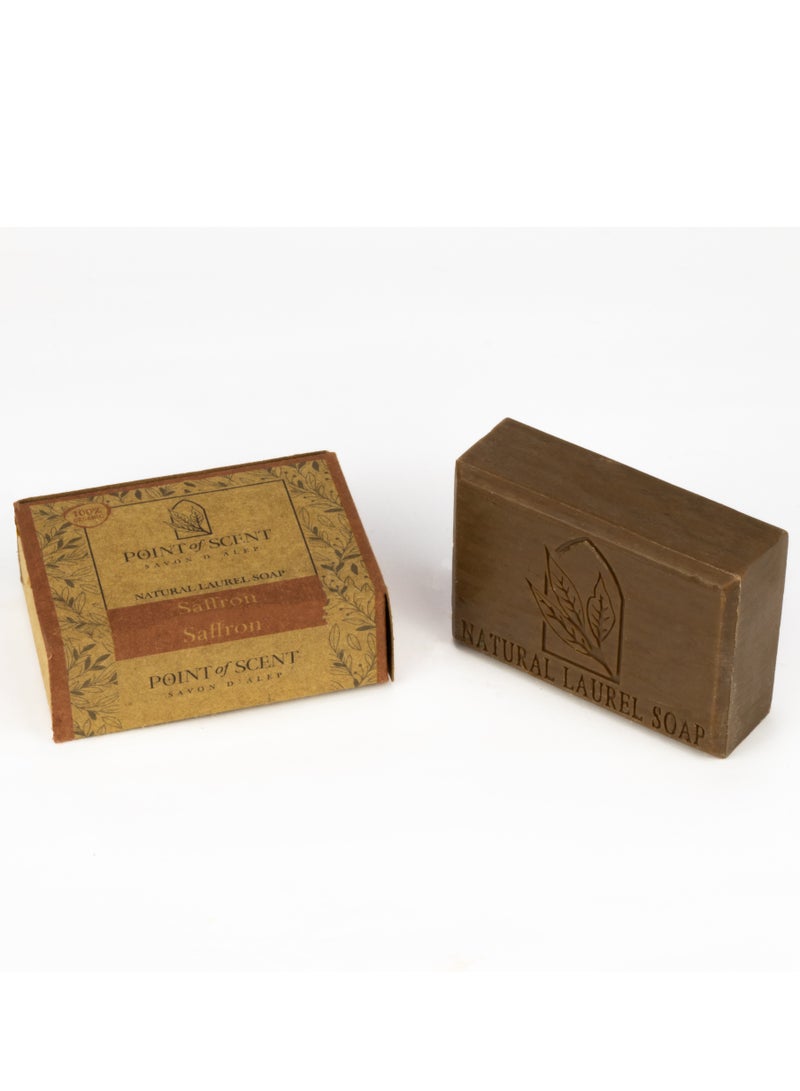 POINT of SCENT Natural Laurel Soap with Saffron essence 125GR - Image 1