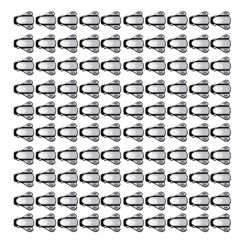 100pcs Nail Art Tips Extension Form Guide UV Gel Sticker Manicure Tools - Image 1