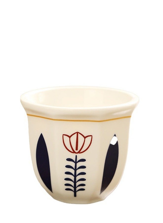 HOOPZOZA Ceramic Coffee Cup Mugs Espresso Cup 180mL for Turkish Tea Cappuccino Latte  - Image 2