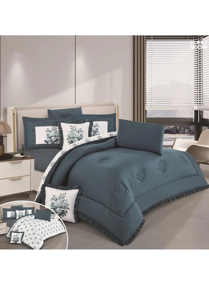Crown Plain double-sided double-sided bed sheet, 4 pieces, size 140 x 200 cm - Image 1