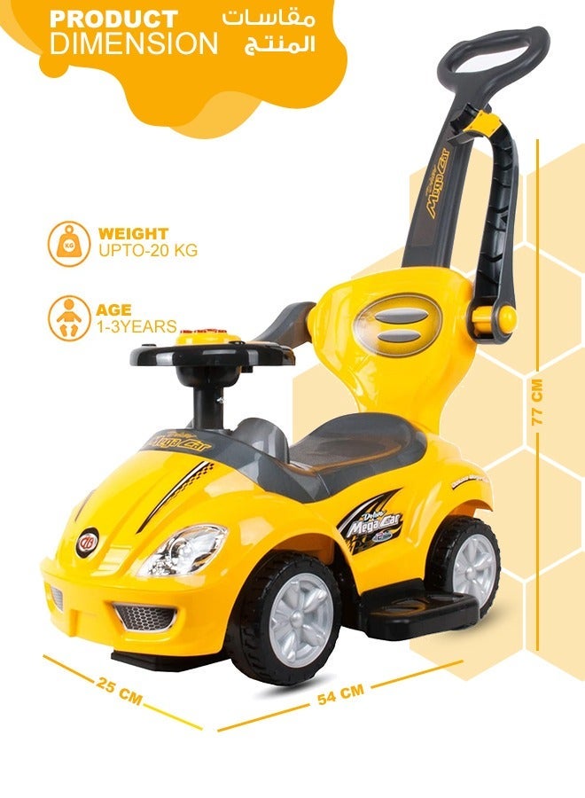 Rally 3-in-1 ride-on toy car for children with adjustable rail and backrest - Image 3