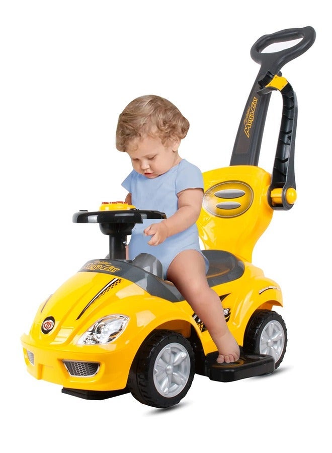 Rally 3-in-1 ride-on toy car for children with adjustable rail and backrest - Image 2