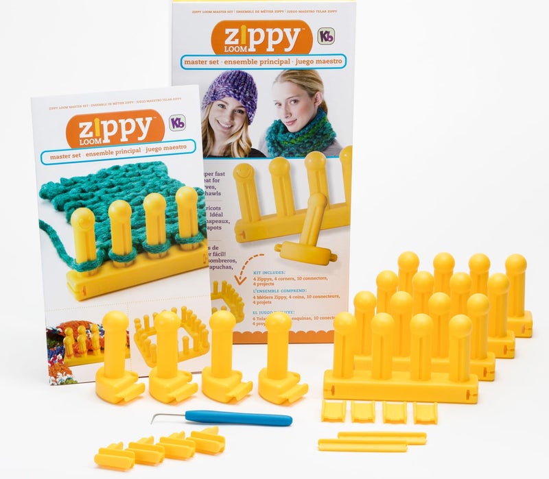 Authentic Knitting Board Bundle Zippy Master Set, Jumbo Gauge, Modular Loom - Image 3