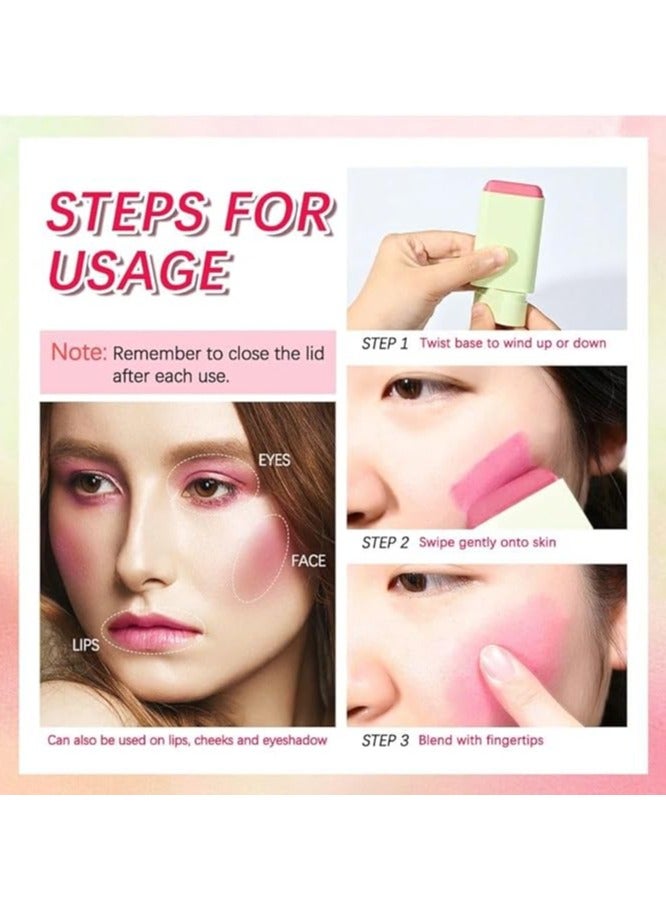 Hudamoji On-the-Glow Blush Stick (Passion the blend of berries 02, 15g)