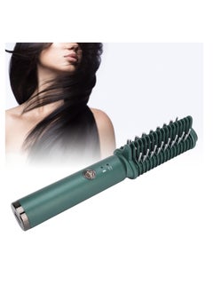 XiuWoo Cordless Straightener Brush, Portable Hair Cordless, USB Rechargeable Electric Evenly Fast Heating,Anti-Scald, Mini and Lightweight for on-The-go  - Image 1