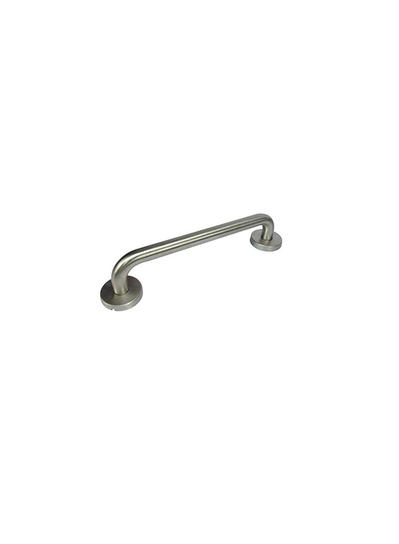 ROBUSTLINE Stainless Steel D Bar Handle Rosette Type ideal for Elderly Shower Support 19MM x 200MM ROBUSTLINE brand - Image 1