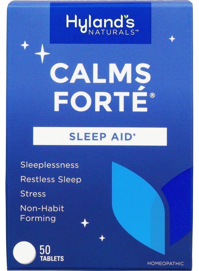 Hyland's Hyland's Calms Forte' Sleep Aid Tablets, Natural Relief of Nervous Tension and Occasional Sleeplessness, 50 Count  - Image 1